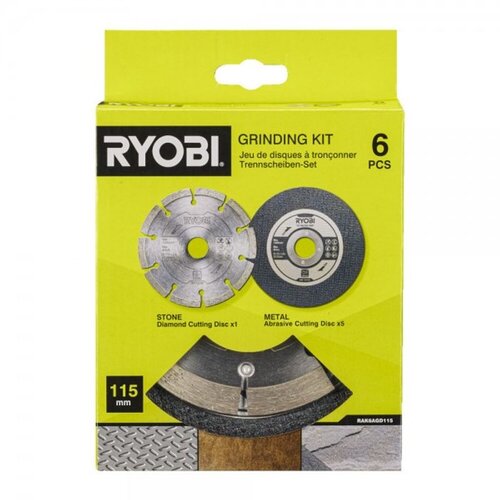 Ryobi set reznih ploča RAK6AGD115 Cene