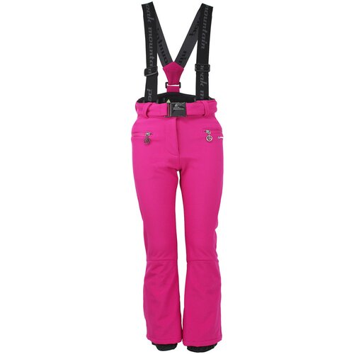 Peak Mountain Hlače Pantalon de ski softshell fille GAFUZZA Rožnata Cene