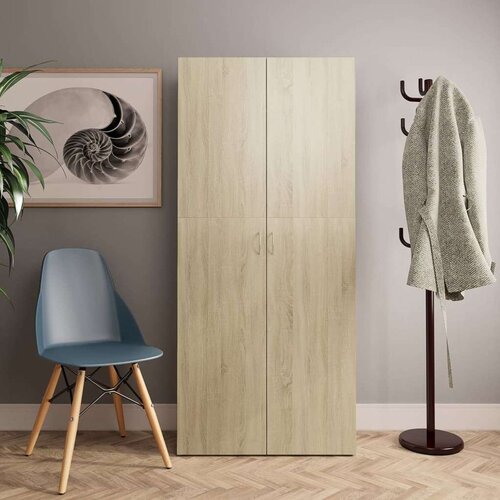 Ormarić za cipele boja hrasta sonome 80x35 5x180 cm od iverice Slike