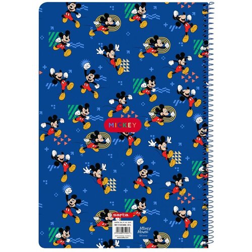 Disney Bilježnica A4 Mickey Mouse Today - kvadratići, 80 listova Slike