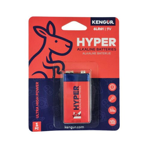Philips hyper, alkalna baterija, 6LR61 9V 1K ( 496494 ) Cene