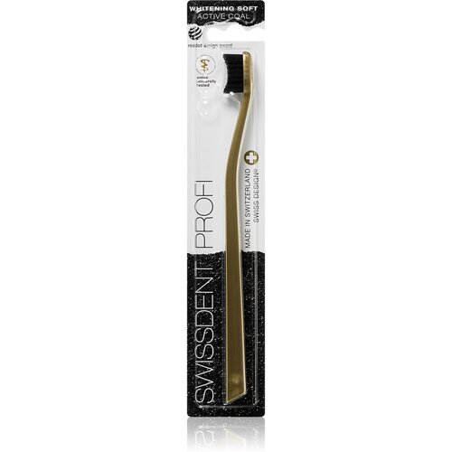 Swissdent Whitening Gold Active Coal zobna ščetka 1 kos Cene