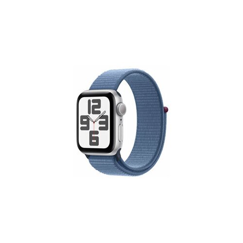 Apple watch se (2nd gen) 2023 gps mre33se/a 40mm silver alu case w winter blue sport loop Slike