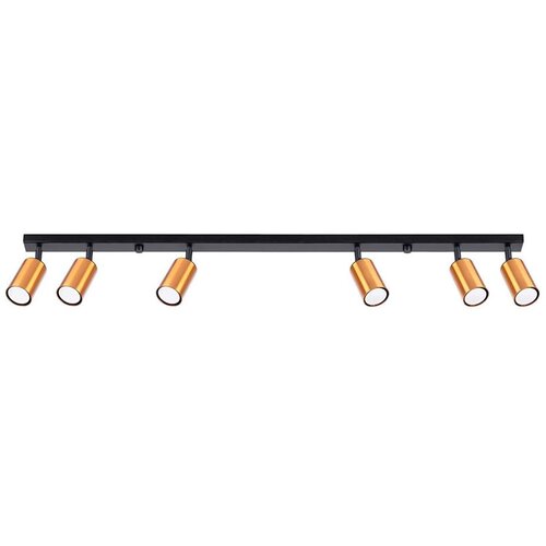 Sollux SL.1380 - Spot svetiljka WINX 6xGU10/10W/230V crna/bakarna Cene