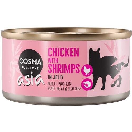 Cosma Asia u želeu 6 x 170 g - Piletina s kozicama Cijene