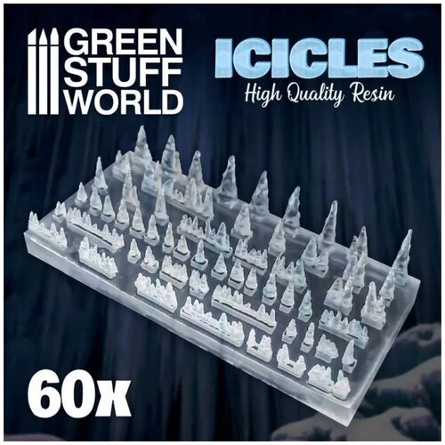 Green Stuff World clear icicles resin set Cene