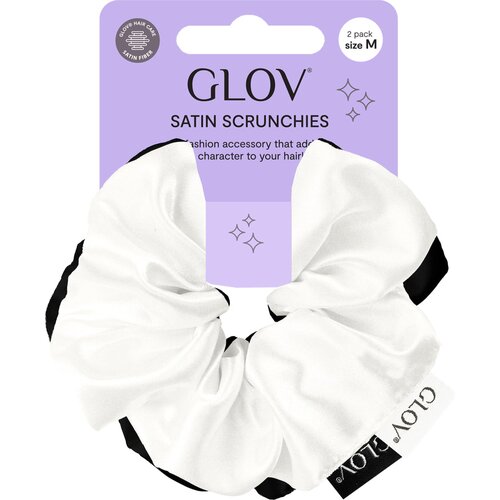 Glov Scrunchies 2 Pack M - Black/White Cene