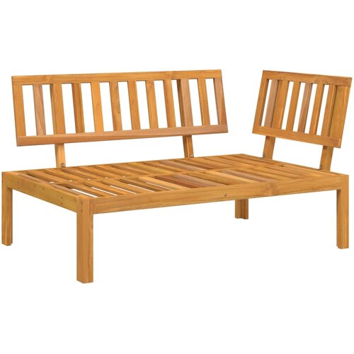 Kutna vrtna sofa od paleta od masivnog bagremovog drva Smeđa Slike