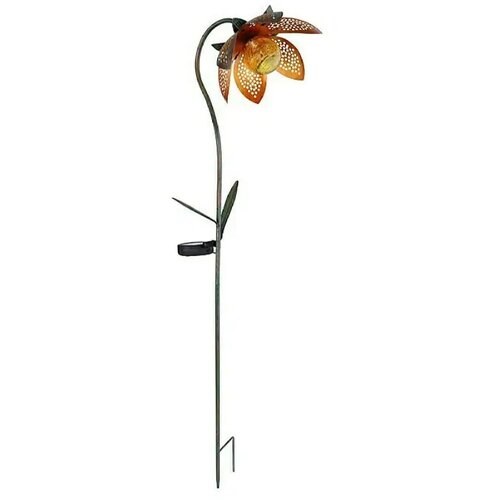 Globo Solarna LED svetilka (cvet, višina: 90 cm, IP44, zeleno-zlata) Cene
