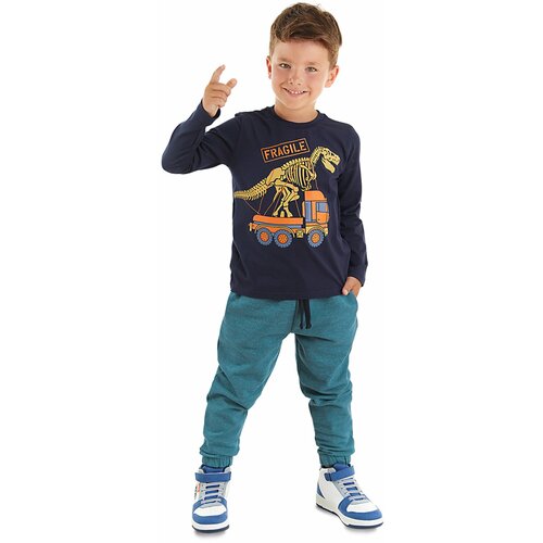 Mushi Fragile Boy's T-shirt Trousers Set Slike