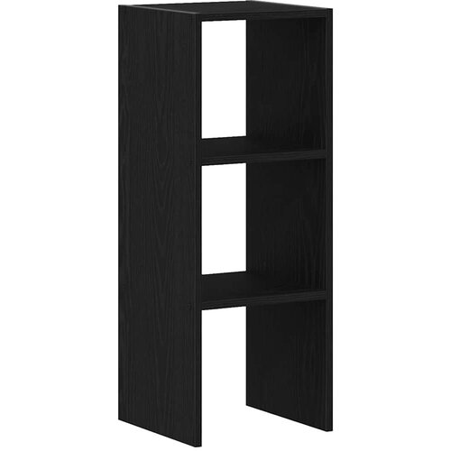 Maison Chic Knjižna omara - Knjižni regal zložljiva črna 30x30x80 cm inženirski les, (21725613) Cene