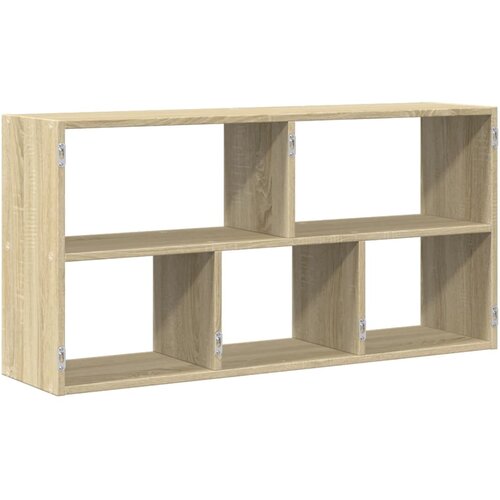  Zidna polica boja hrasta sonome 100 x 25 x 50 cm drvena Slike