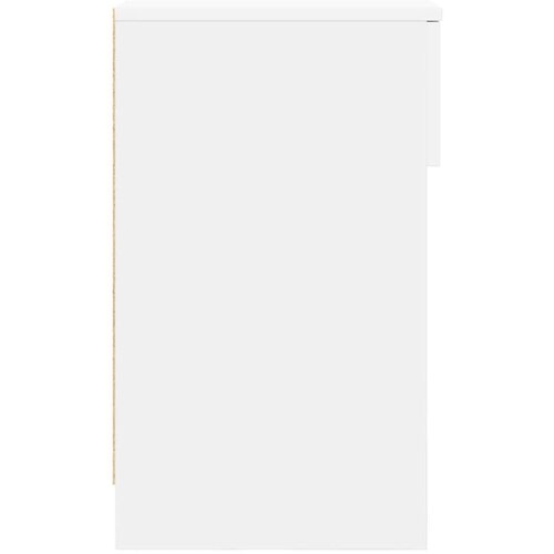  Noćni ormarići s ladicom 2 kom bijeli 20x36x60 cm Slike