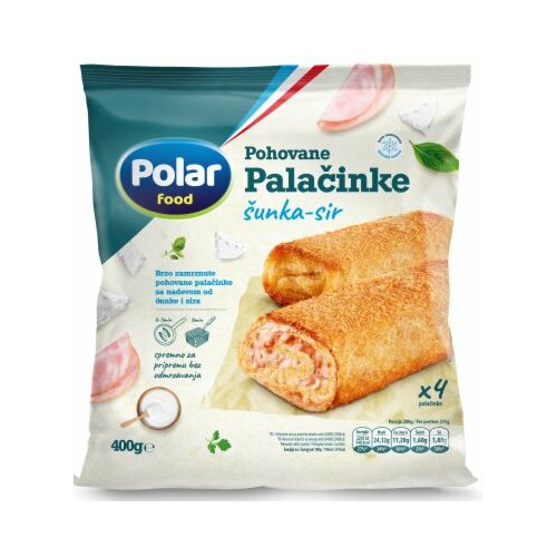 Polar Food smrznute pohovane palačinke sunka-sir nadev 400G Slike