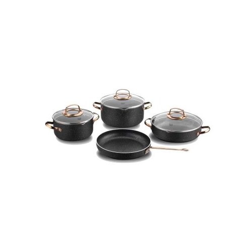 Korkmaz set posudja Rosegold 7_1 A1732 Slike
