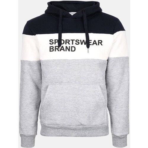 Gemre Light gray men&amp;#039;s hoodie Slike