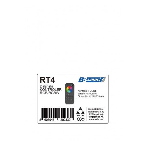Bb Link SKY DALJINSKI RT4 KONTROLER RGB/RGBW Cene