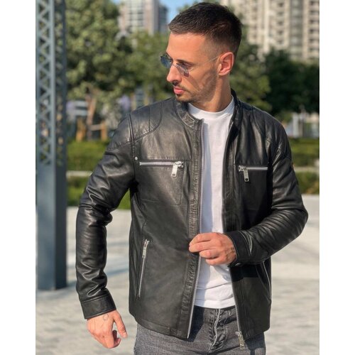 La Force Fashion mu&scaron;ka  maze kožna jakna MM-17-3-Flint - crna Cene