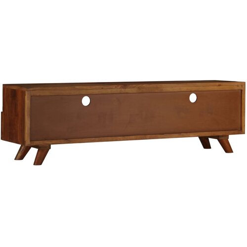 Maison Chic TV omarica - TV stojalo - Televizijska omarica iz trdnega predelanega lesa 140x30x40 cm, (21702378) Cene