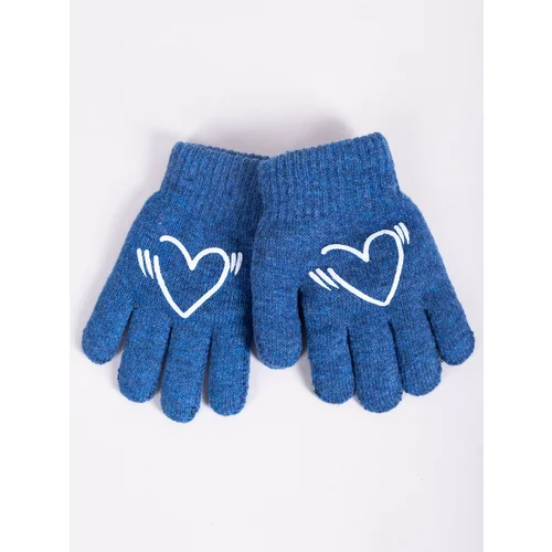 Yoclub Kids's Gloves RED-0200G-AA5A-001