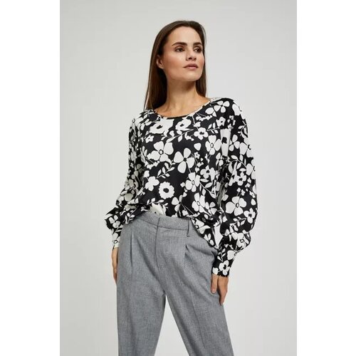 Moodo Shirt with floral print Slike