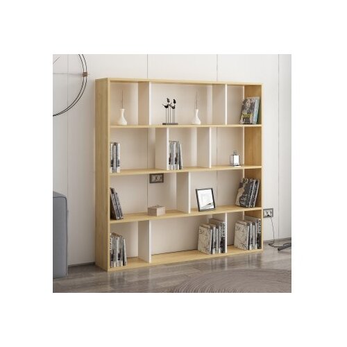 Hanah home hodbi oak white polica Slike