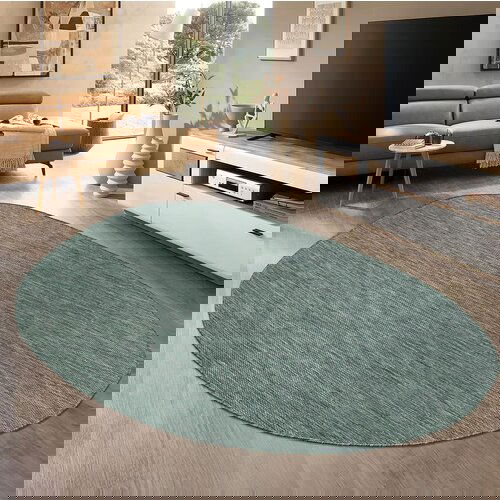 Conceptum Hypnose tepih tema 9037, ovalni, 120x180 cm, zeleni Cene