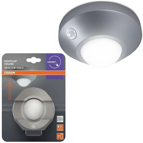 Osram LED nočna svetilka za strop (Črne barve, &Oslash; x V: 86 x 47 mm) Cene