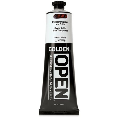  GOLDEN OPEN akrilna boja koja se sporo su&amp;scaron;i 148 ml | 7383 Transparent Brown Iron Oxide Slike