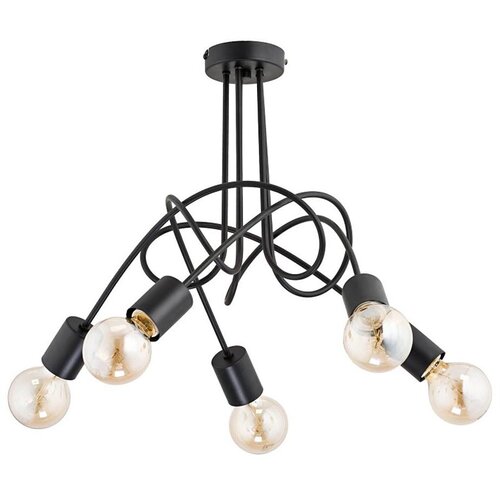  Plafonski luster TANGO 5xE27/60W/230V crni Cene