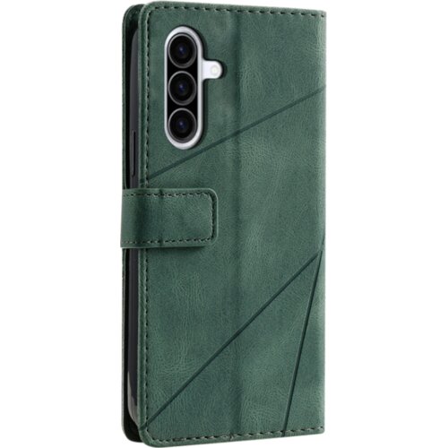 Chameleon Preklopna torbica (WLGO-Lines) ZA Samsung Galaxy A27 5G, zelena Slike