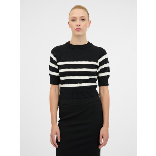 Orsay Black women&amp;#039;s sweater with short sleeves - Women&amp;#039;s Slike