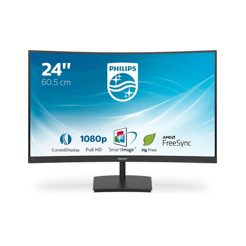 Philips 241E1SCA/00 23.6&amp;quot;, 1920x1080, 75Hz, 4ms, va zakrivljen monitor Slike