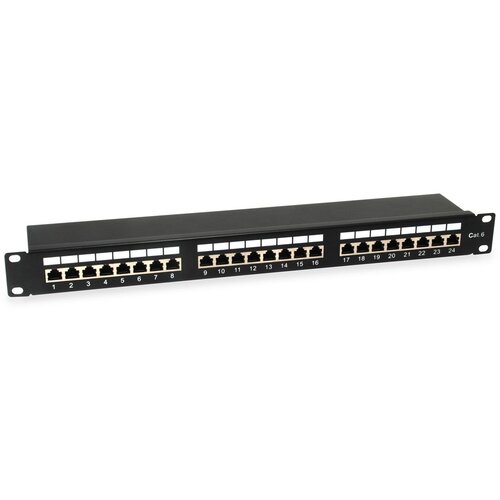 Equip 24-Port Cat.6 Shielded Patch Panel, Light Grey Cijene