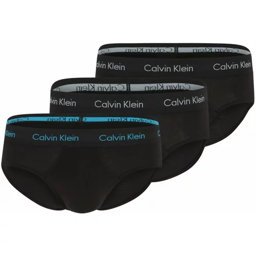 Calvin Klein Underwear Spodnje hlačke cijansko modra / siva / črna
