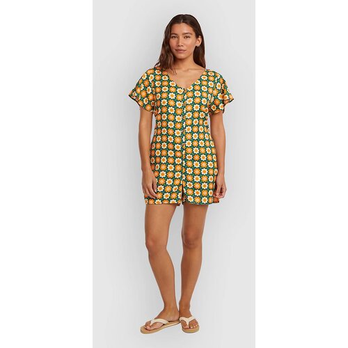 O&amp;#039;neill O&amp;#039;Riginals Playsuit Kombinezon green retro flower Slike