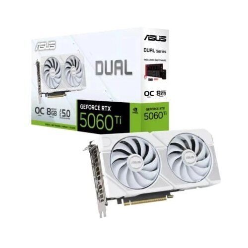 Asus svga rtx 5060 ti dual 8GB GDDR7 128bit DUAL-RTX5060TI-O8G-W Slike