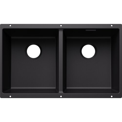 Blanco pomivalno korito SUBLINE 350/350-U SILGRANIT MAIN POOL LEVO, brez pribora InFino - ČRNA Cene