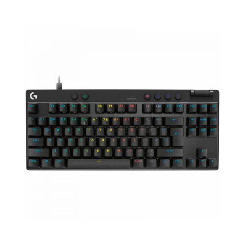 Logitech PRO X TKL RAPID Gaming Keyboard - BLACK - US INT'L - USB - EMEA28i-935 - LINEAR Cene