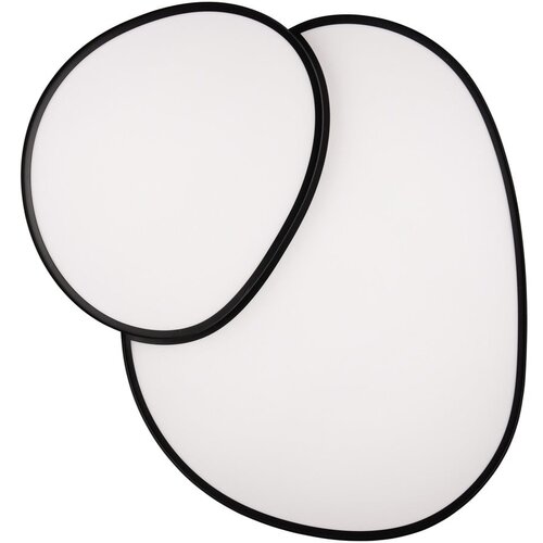 Tri O črna led stropna svetilka 63.5x77 cm rise &amp;ndash; Slike