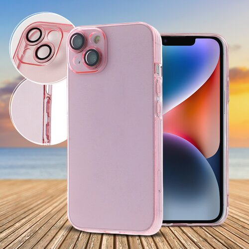  Gumijasti / gel etui Skin za Apple iPhone 15 Pro (6.1") - roza Cene