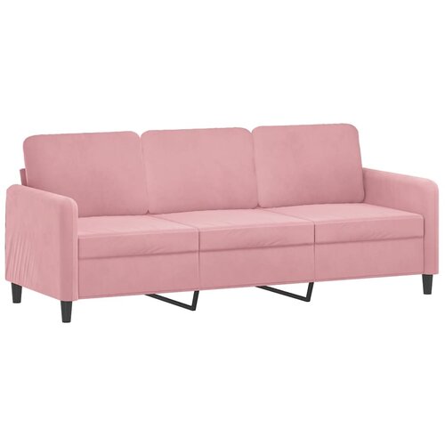 Maison Chic kavč - Sofa - Kanape trosed roza 180 cm žamet, (21726712) Cene
