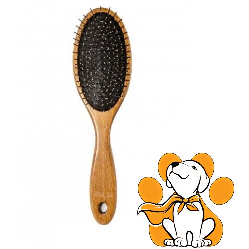 Tauro Pro Line brush Massage, Profesionalna Drvena Masažna Četka Slike