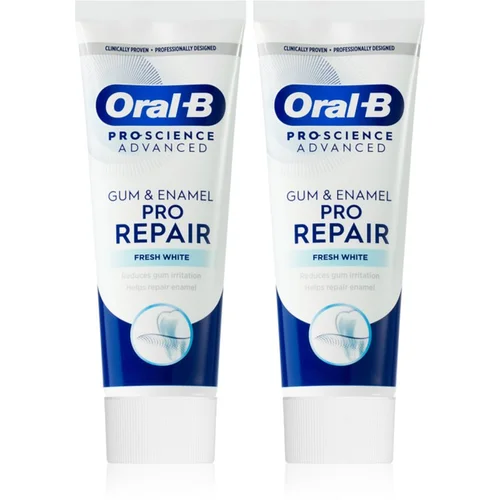 Oral-b Gum & Enamel Repair Gentle Whitening nježna pasta za izbjeljivanje zuba 2x75 ml