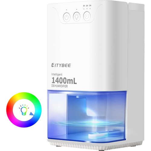 Nettlife Električni razvlažilnik zraka 1400 ml - Tihi razvlažilnik zraka za dom, spalnico in klet (črn), (22145718) Cene