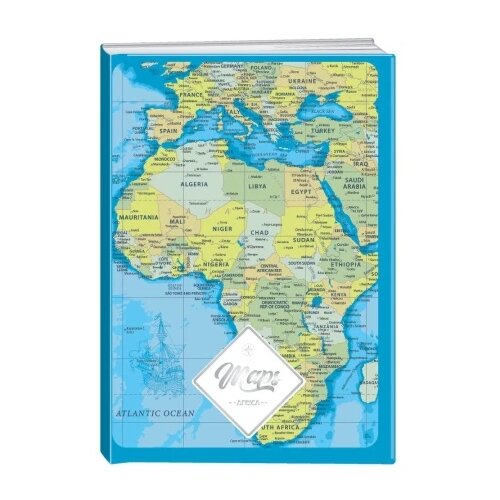 Play premium sveska 96 lista maps - odaberite motiv a4 dikto afrika ( B2C04575 ) Slike