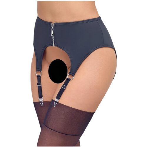 Cottelli Elegant Matte Look Suspender Belt 2340569 Black L Slike