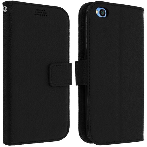 AVIZAR folio case držalo za kartice in stojalo za video, zrnat ucinek - crna str. xiaomi redmi go, (20599354) Cene