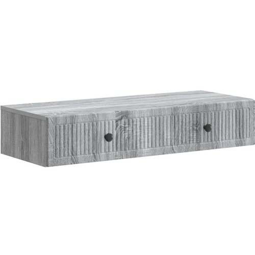 Stolna montirana na zid Siva sonoma 87 5 x 34 5 x 17 cm Cene