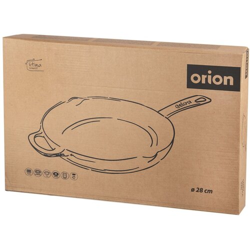 Orion Litoželezna ponev &amp;oslash; 28 cm LITINA SMALT &amp;ndash; Slike